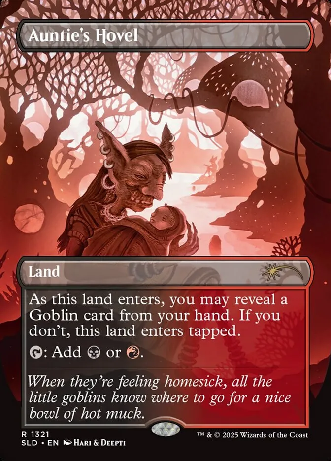 2019 Secret Lair Drop Auntie's Hovel #1321 rare card image