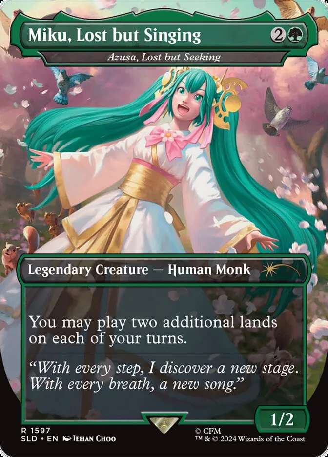 2019 Secret Lair Drop Azusa, Lost but Seeking #1597 rare card image