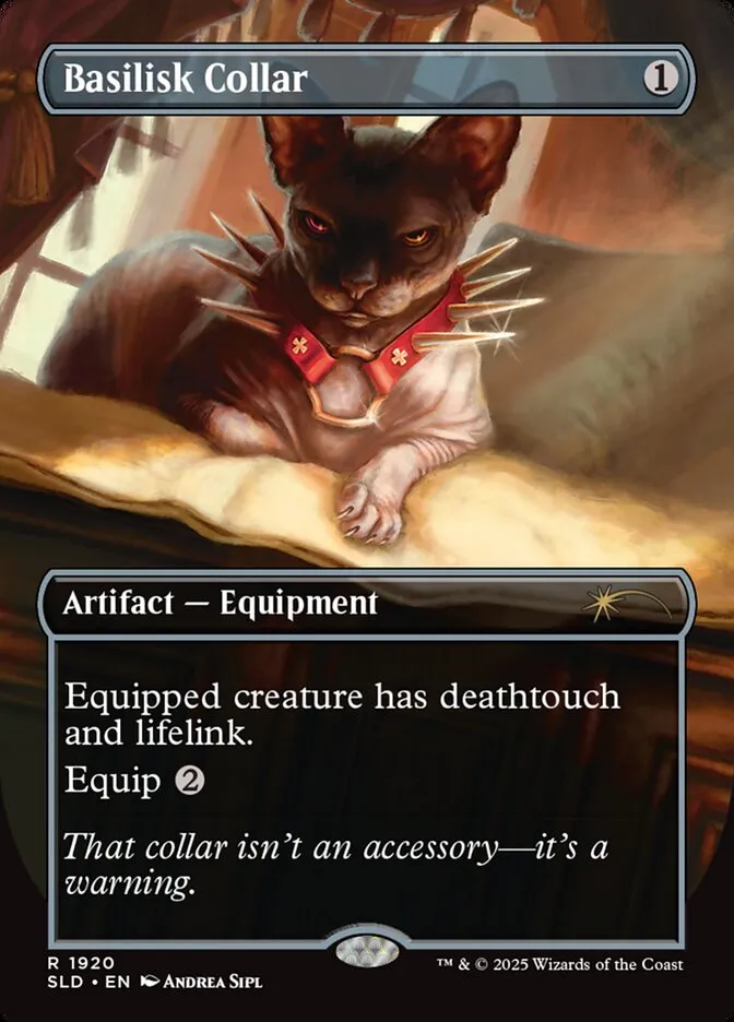 2019 Secret Lair Drop Basilisk Collar #1920 rare card image