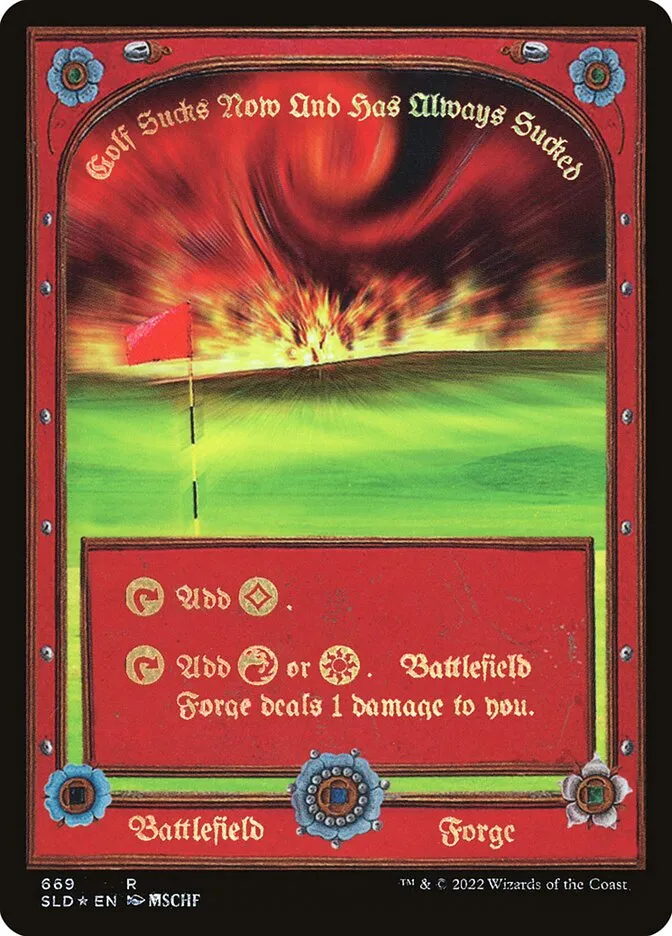 2019 Secret Lair Drop Battlefield Forge #669 rare card image