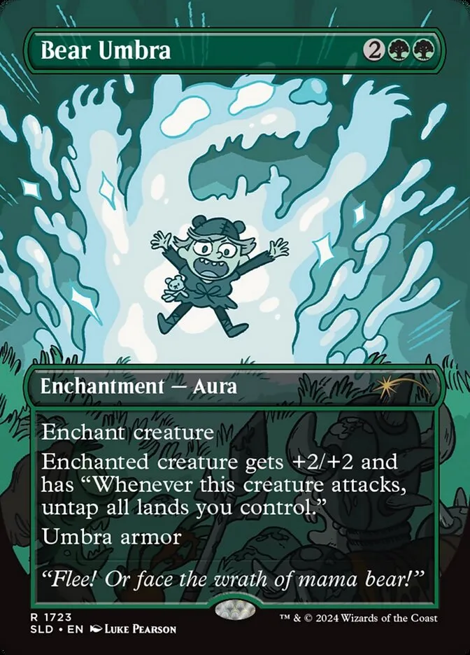 2019 Secret Lair Drop Bear Umbra #1723 rare card image