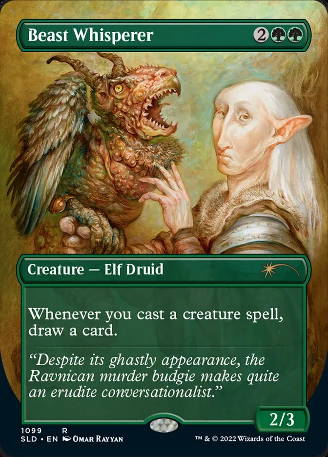 2019 Secret Lair Drop Beast Whisperer #1099 rare card image