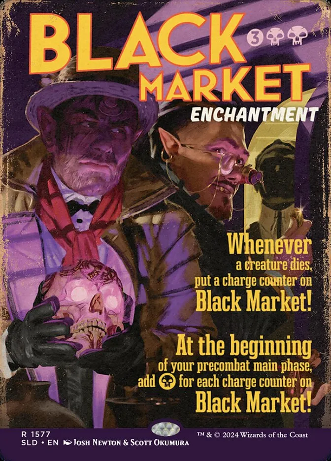 2019 Secret Lair Drop Black Market [Rainbow Foil] rare #1577 rare card image