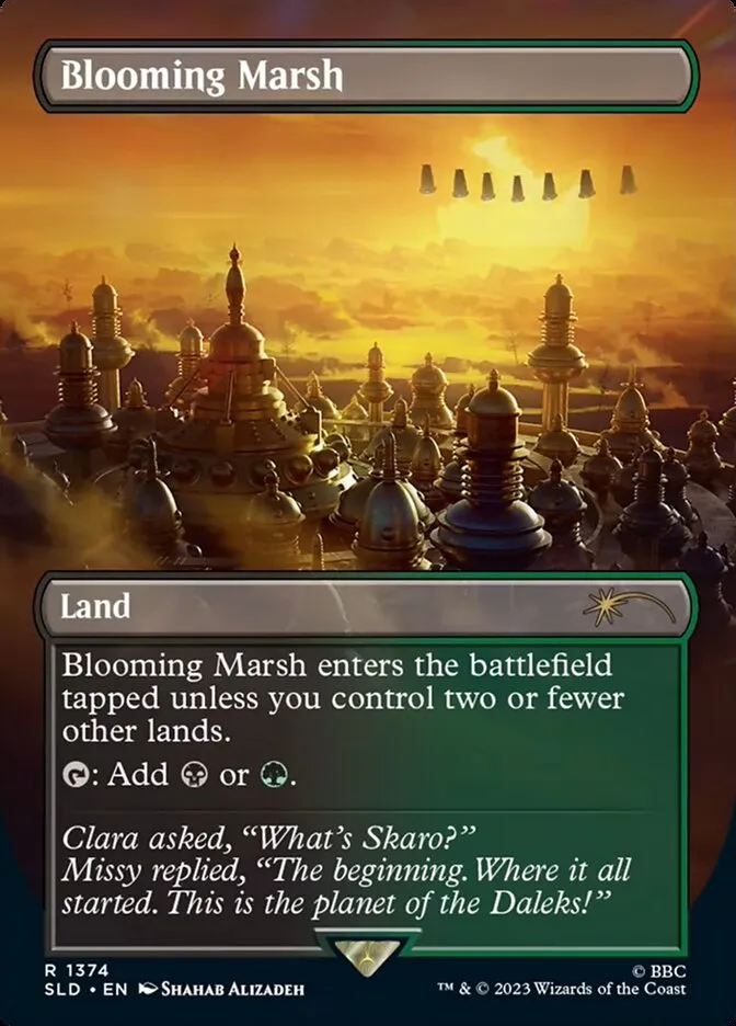 2019 Secret Lair Drop Blooming Marsh #1374 rare card image