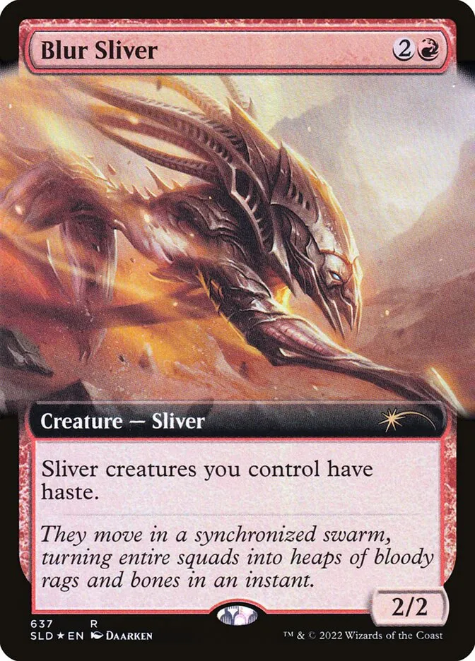 2019 Secret Lair Drop Blur Sliver #637 rare card image