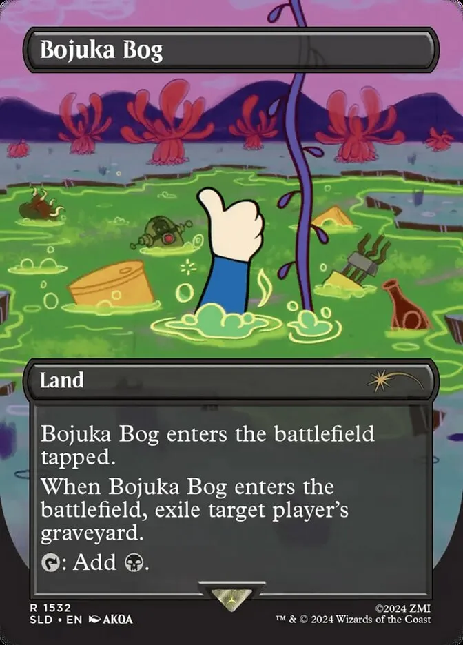 2019 Secret Lair Drop Bojuka Bog [Foil] rare #1532 rare card image