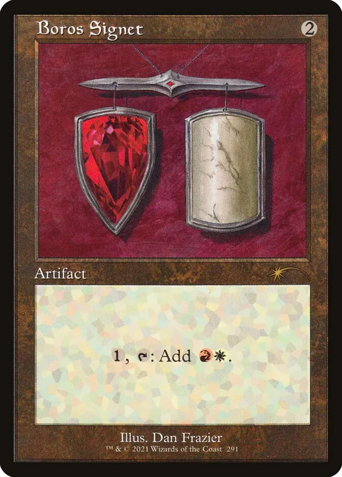 2019 Secret Lair Drop Boros Signet #291 rare card image