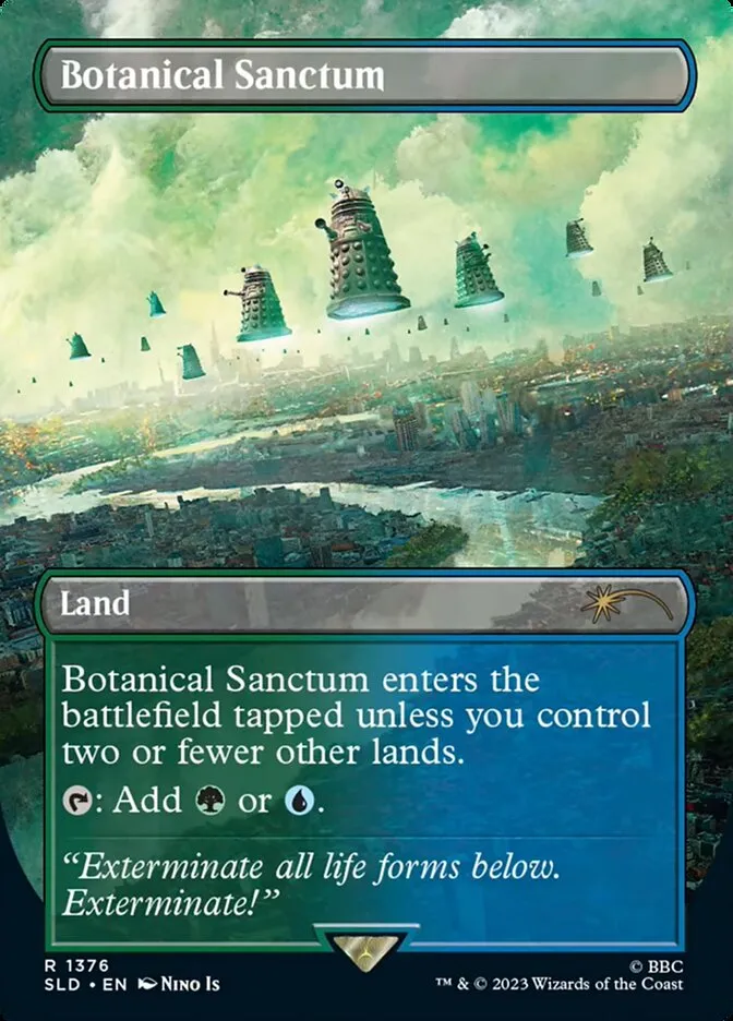 2019 Secret Lair Drop Botanical Sanctum #1376 rare card image