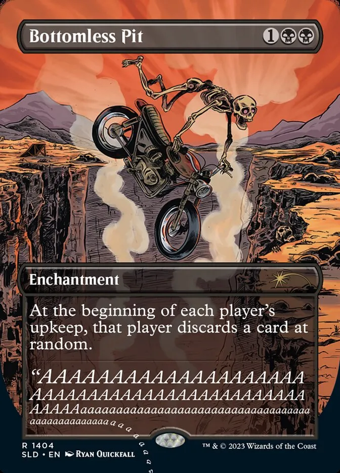 2019 Secret Lair Drop Bottomless Pit #1404 rare card image