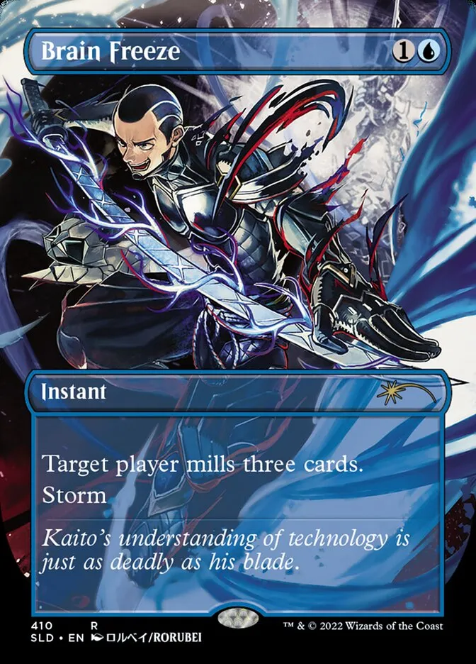 2019 Secret Lair Drop Brain Freeze #410 rare card image