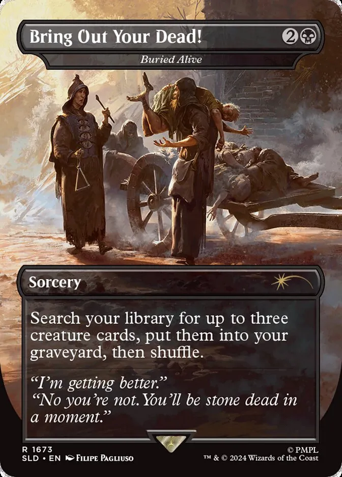2019 Secret Lair Drop Buried Alive #1673 rare card image