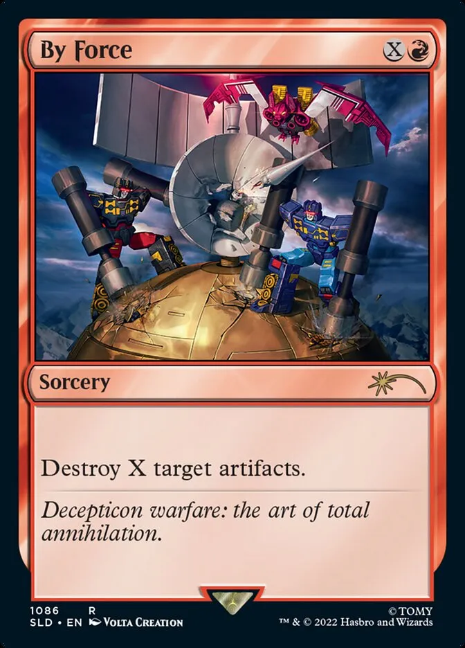 2019 Secret Lair Drop By Force #1086 rare card image