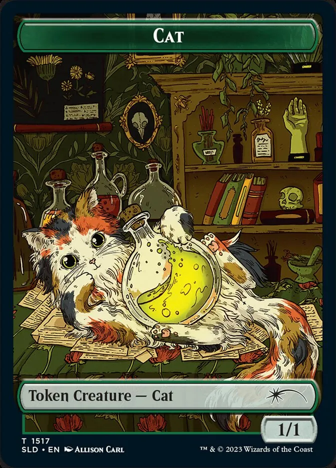 2019 Secret Lair Drop Cat common #27 common card image