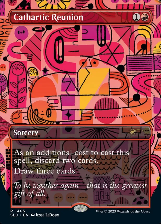2019 Secret Lair Drop Cathartic Reunion #1465 rare card image