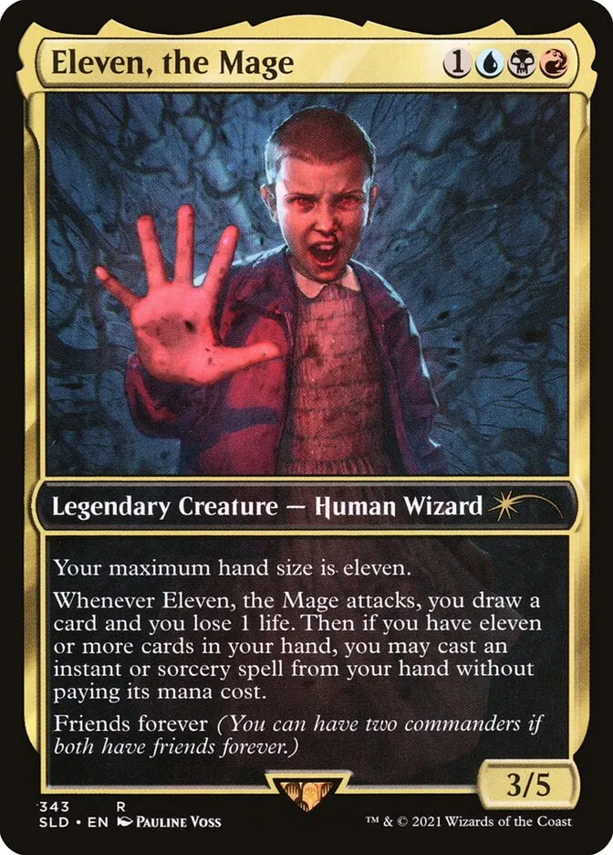 2019 Secret Lair Drop Cecily, Haunted Mage #343 rare card image