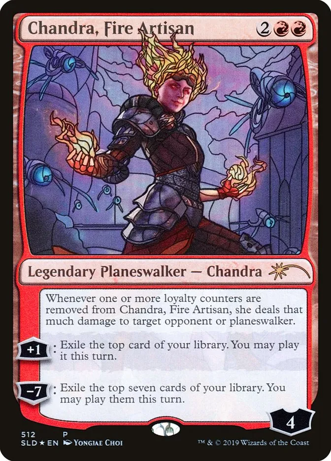 2019 Secret Lair Drop Chandra, Fire Artisan #512 rare card image