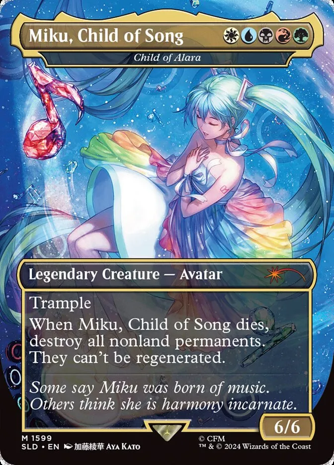 2019 Secret Lair Drop Child of Alara #1599 mythic card image