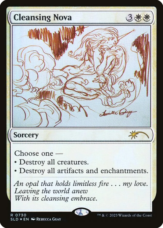 2019 Secret Lair Drop Cleansing Nova #730 rare card image