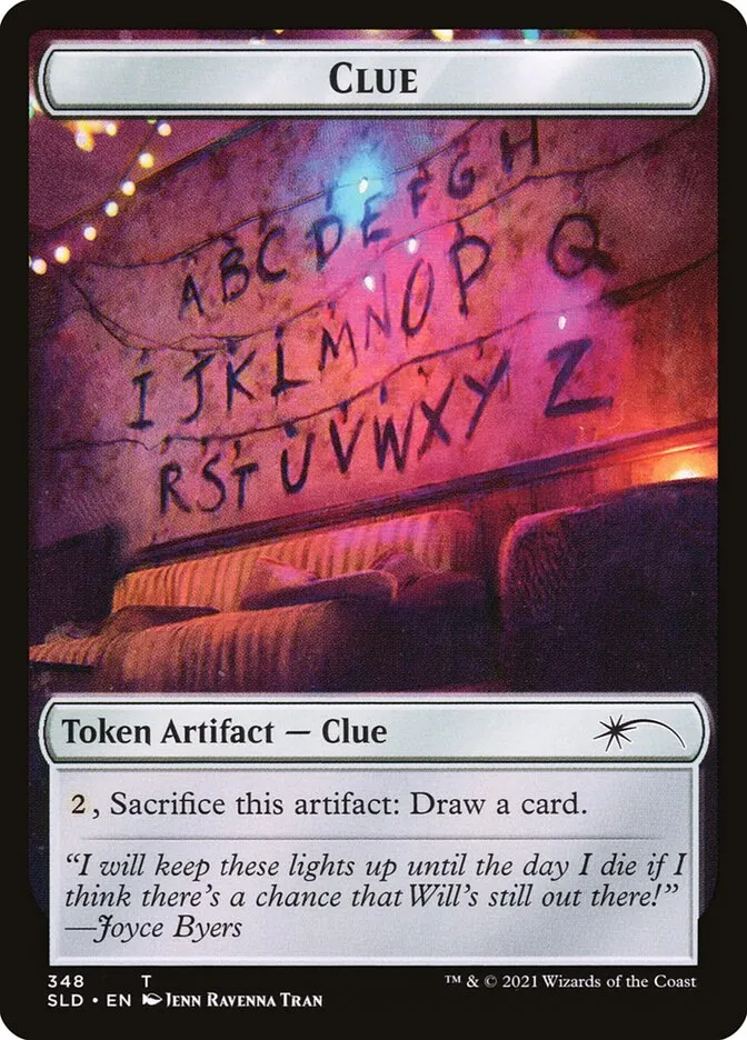 2019 Secret Lair Drop Clue #348 common card image