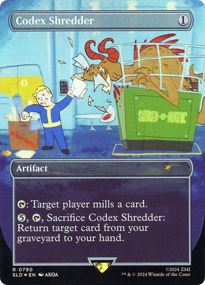 2019 Secret Lair Drop Codex Shredder #790★ rare card image