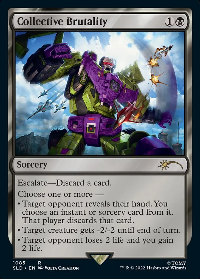 2019 Secret Lair Drop Collective Brutality #1085 rare card image