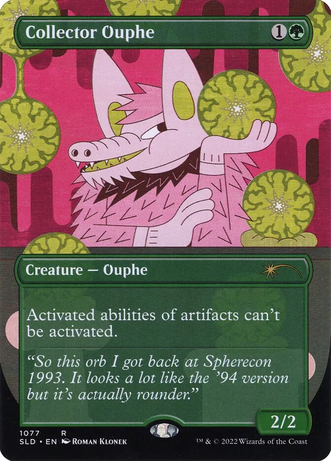 2019 Secret Lair Drop Collector Ouphe #1077 rare card image