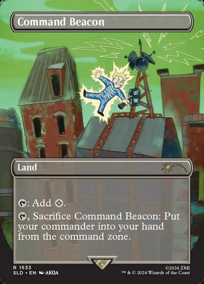 2019 Secret Lair Drop Command Beacon #1533 rare card image