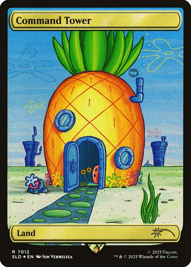 2019 Secret Lair Drop Command Tower #7012 rare card image