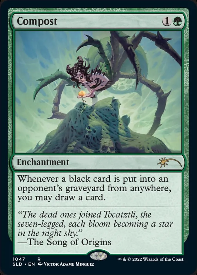 2019 Secret Lair Drop Compost #1047 rare card image