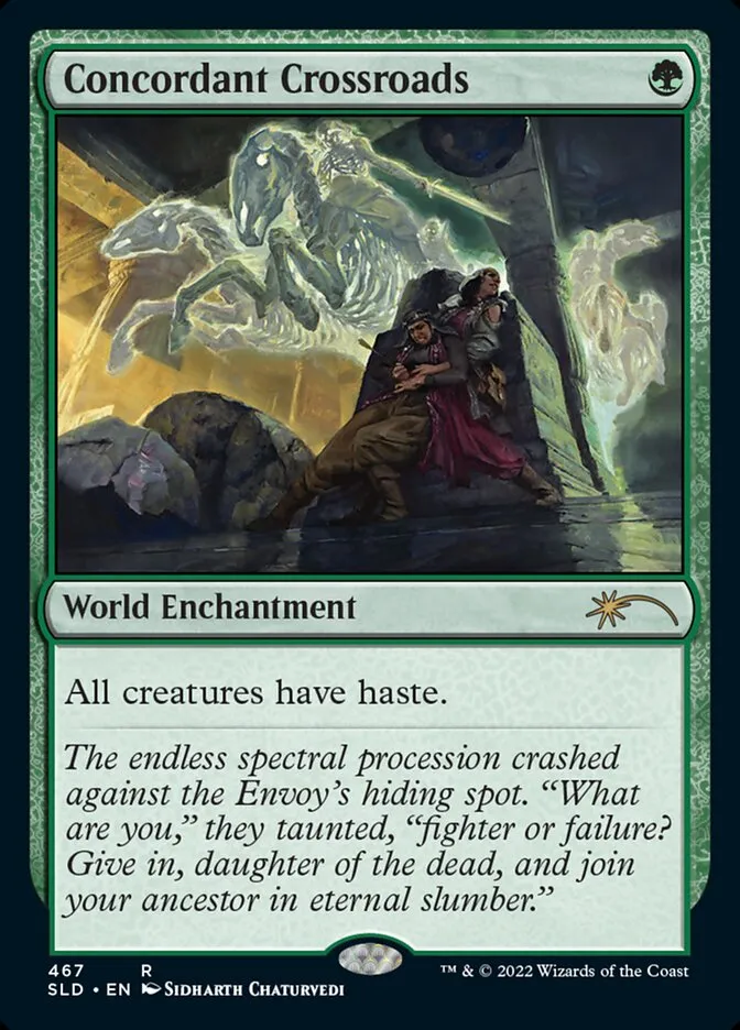 2019 Secret Lair Drop Concordant Crossroads #467 rare card image