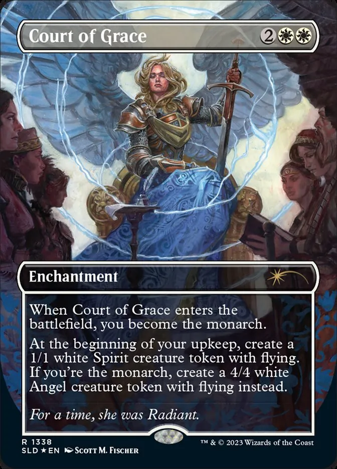 2019 Secret Lair Drop Court of Grace #1338 rare card image
