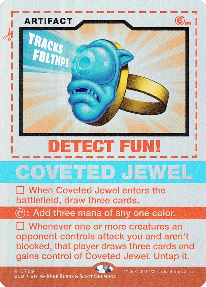 2019 Secret Lair Drop Coveted Jewel #799 rare card image
