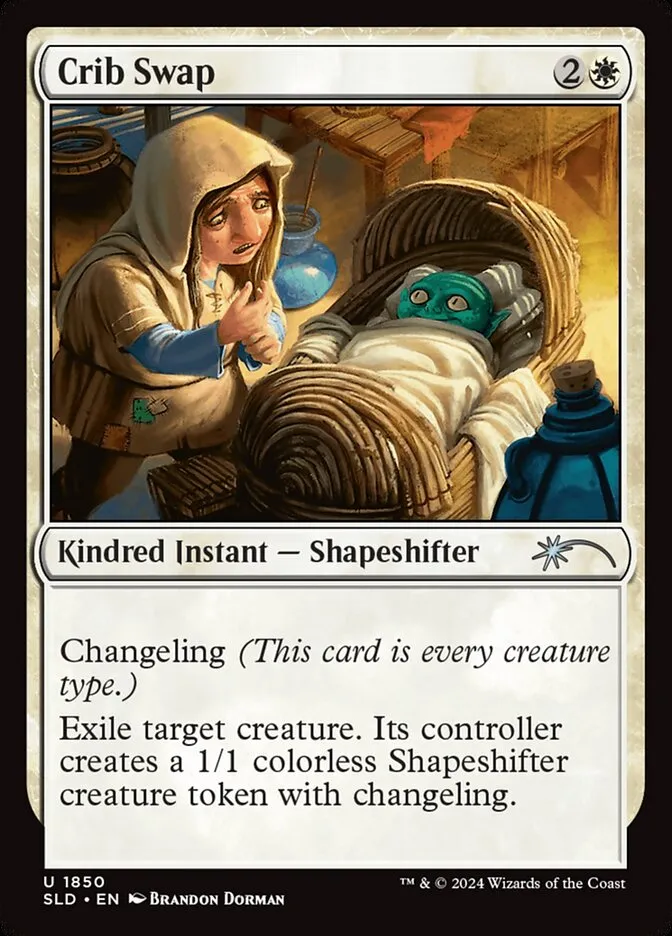 2019 Secret Lair Drop Crib Swap uncommon #1850 uncommon card image