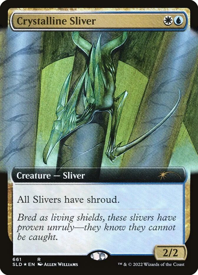 2019 Secret Lair Drop Crystalline Sliver #661 rare card image