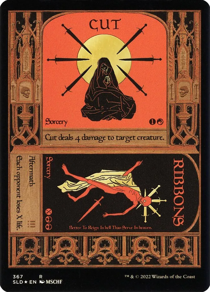 2019 Secret Lair Drop Cut // Ribbons #367 rare card image