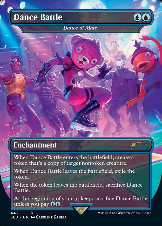 2019 Secret Lair Drop Dance of Many #442 rare card image