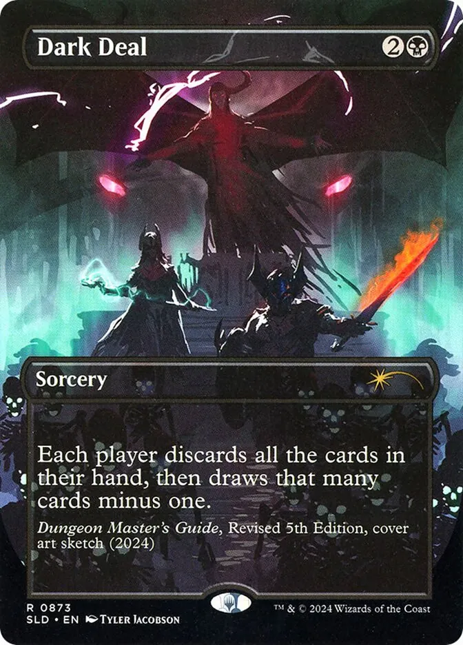 2019 Secret Lair Drop Dark Deal [Rainbow Foil] rare #873 rare card image
