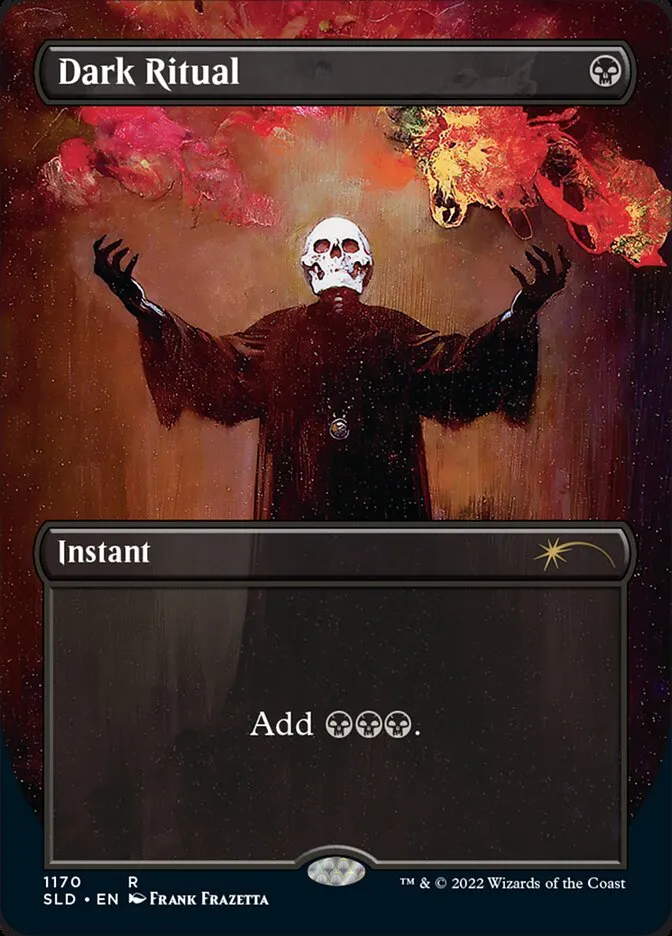 2019 Secret Lair Drop Dark Ritual [Foil] rare #1170 rare card image