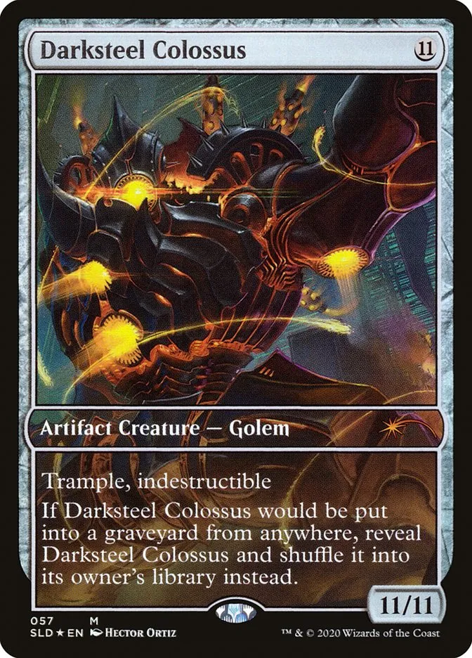 2019 Secret Lair Drop Darksteel Colossus mythic #57 mythic card image