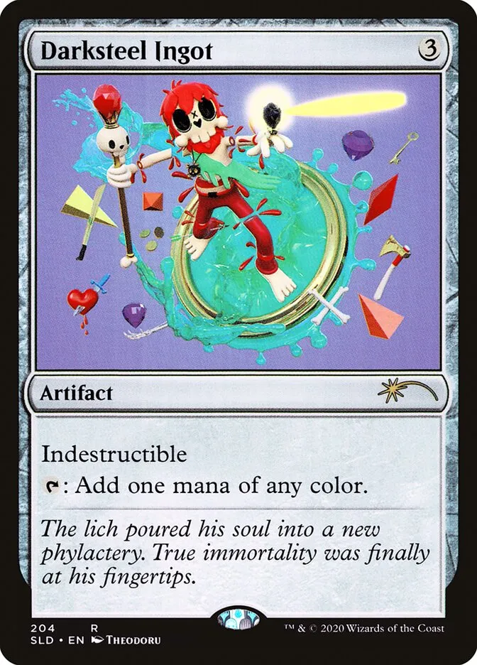 2019 Secret Lair Drop Darksteel Ingot #204 rare card image