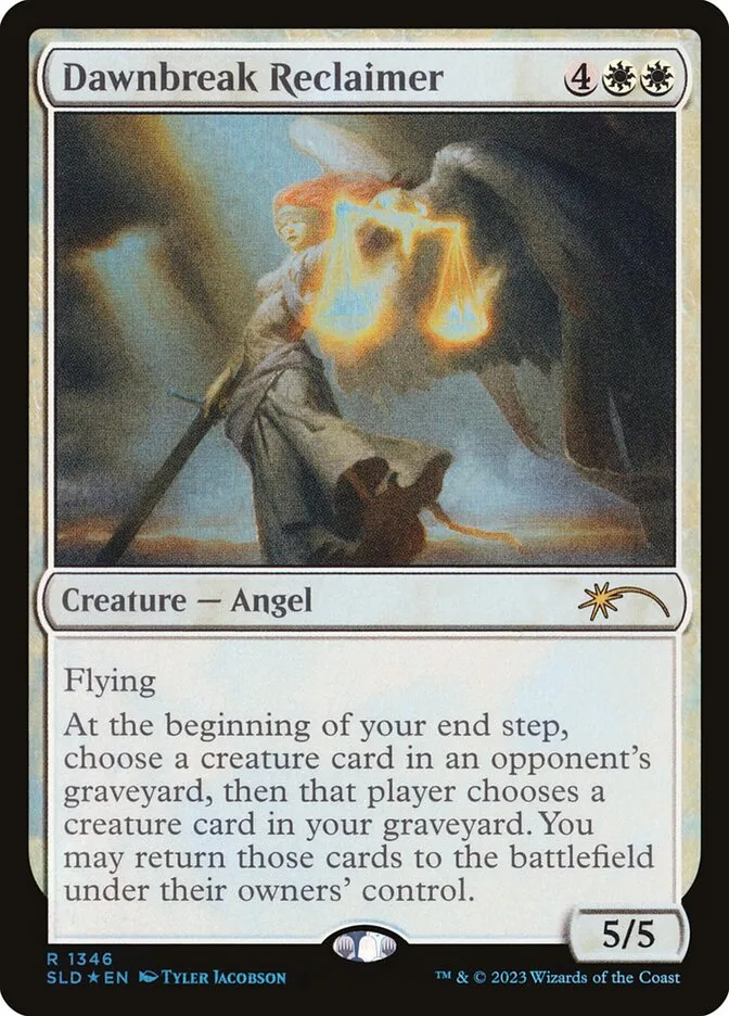 2019 Secret Lair Drop Dawnbreak Reclaimer #1346 rare card image
