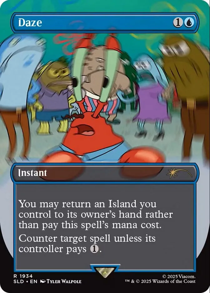 2019 Secret Lair Drop Daze #1934 rare card image