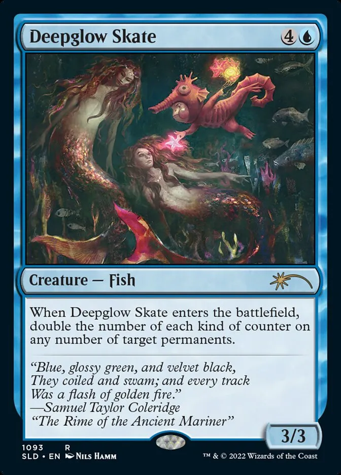 2019 Secret Lair Drop Deepglow Skate #1093 rare card image