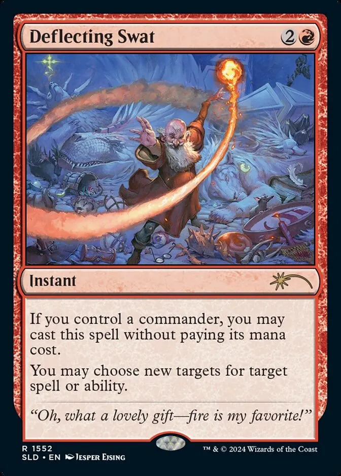 2019 Secret Lair Drop Deflecting Swat #1552 rare card image