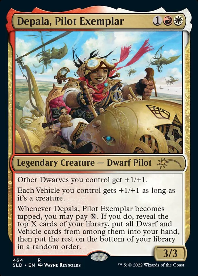 2019 Secret Lair Drop Depala, Pilot Exemplar #464 rare card image