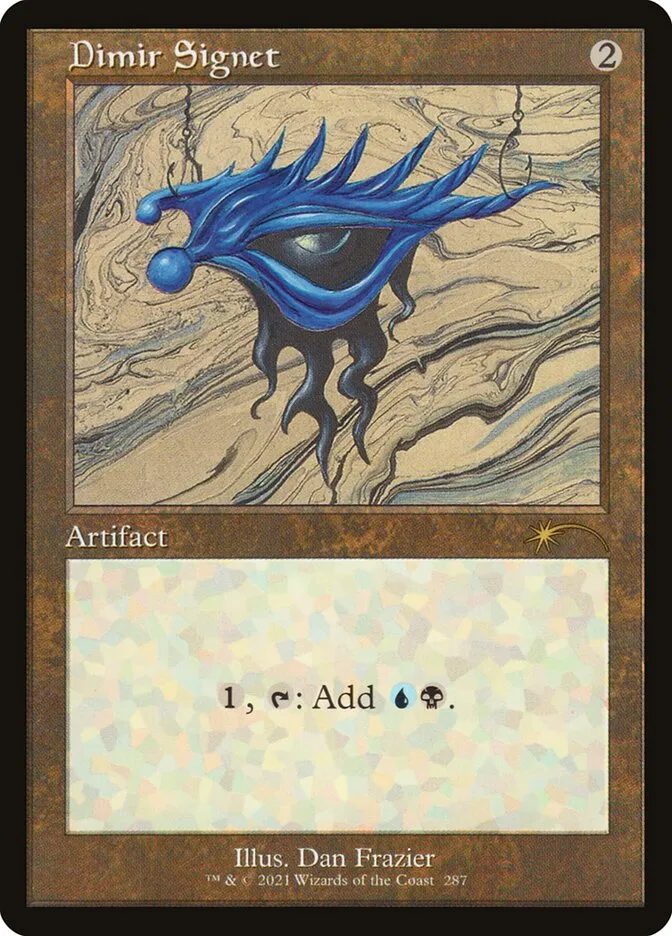 2019 Secret Lair Drop Dimir Signet #287 rare card image