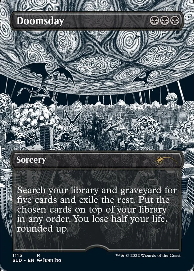 2019 Secret Lair Drop Doomsday #1115 rare card image