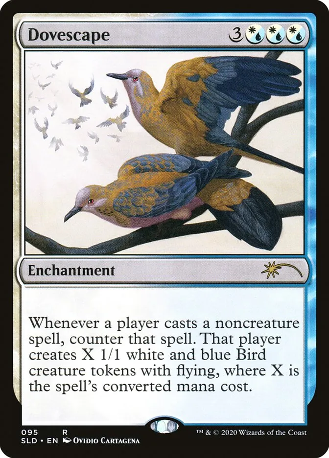2019 Secret Lair Drop Dovescape rare #95 rare card image