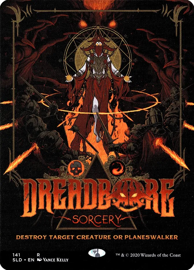 2019 Secret Lair Drop Dreadbore #141 rare card image