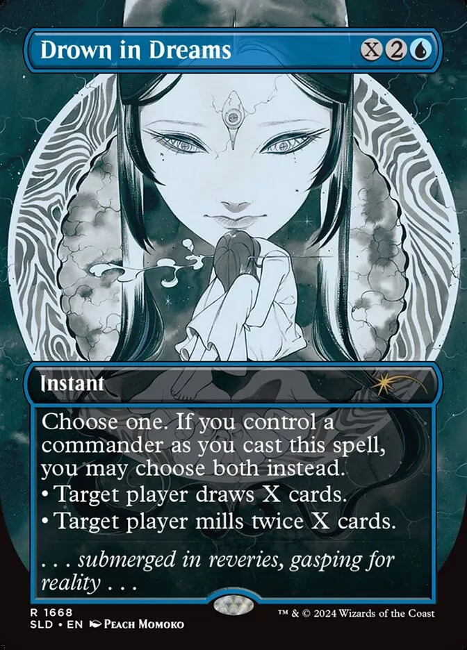 2019 Secret Lair Drop Drown in Dreams #1668 rare card image